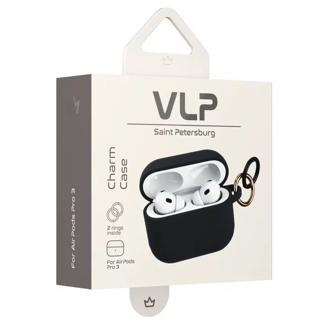 Чехол для наушников VLP Charm Case для AirPods Pro 3 Black