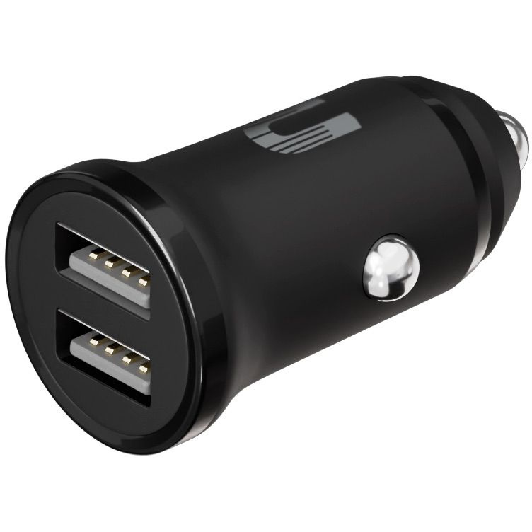 Автомобильное зарядное устройство Uzay CC-D0055 2xUSB-A Черный