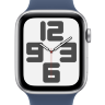 Умные часы Apple Watch SE 2024 40mm Silver Aluminum Case with Denim Sport Band (S/M)