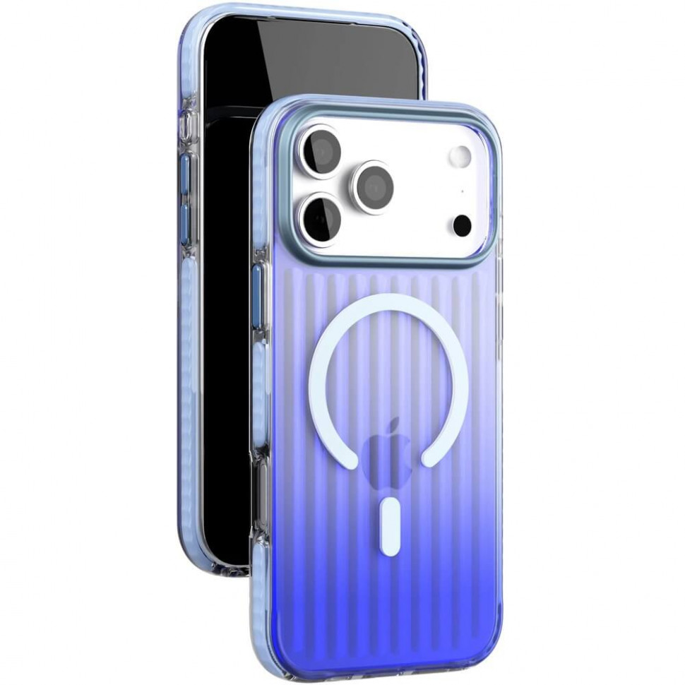 Чехол защитный VLP Pulse Case MagSafe для iPhone 17 Pro Max Синий