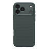 Чехол защитный Spigen Liquid Air для iPhone 17 Pro Зеленый (Abyss Green)