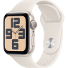 Умные часы Apple Watch SE 2024 40mm Starlight Aluminum Case with Starlight Sport Band (M/L)