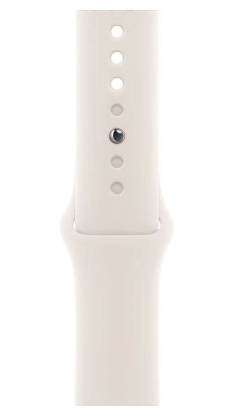 Умные часы Apple Watch SE 2024 40mm Starlight Aluminum Case with Starlight Sport Band (M/L)