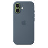 Чехол защитный Apple Silicone Case with MagSafe для iPhone 17 Anchor Blue