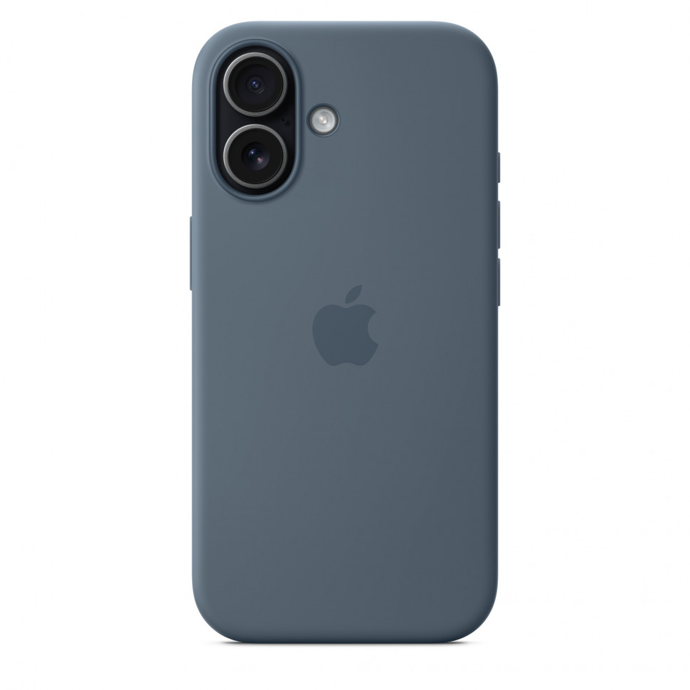 Чехол защитный Apple Silicone Case with MagSafe для iPhone 17 Anchor Blue