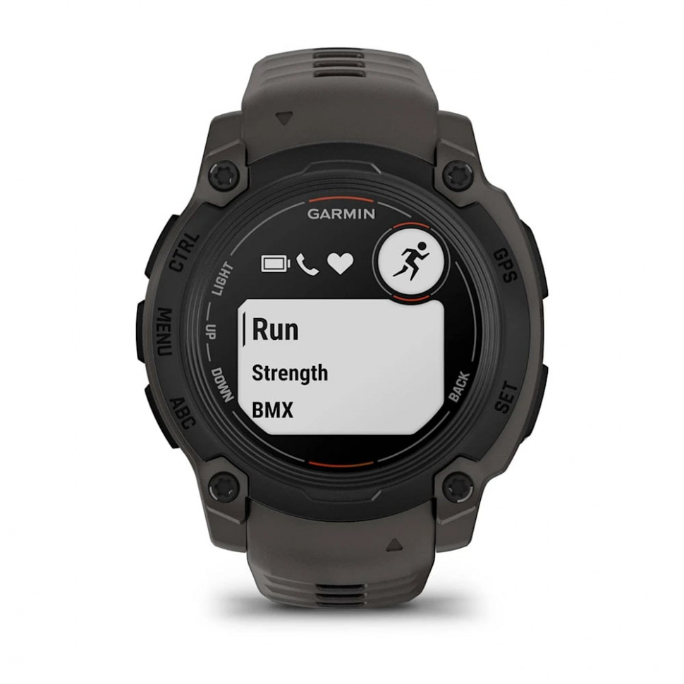 Умные часы Garmin Instinct E 40mm Black with Charcoal Band (010-02932-00)