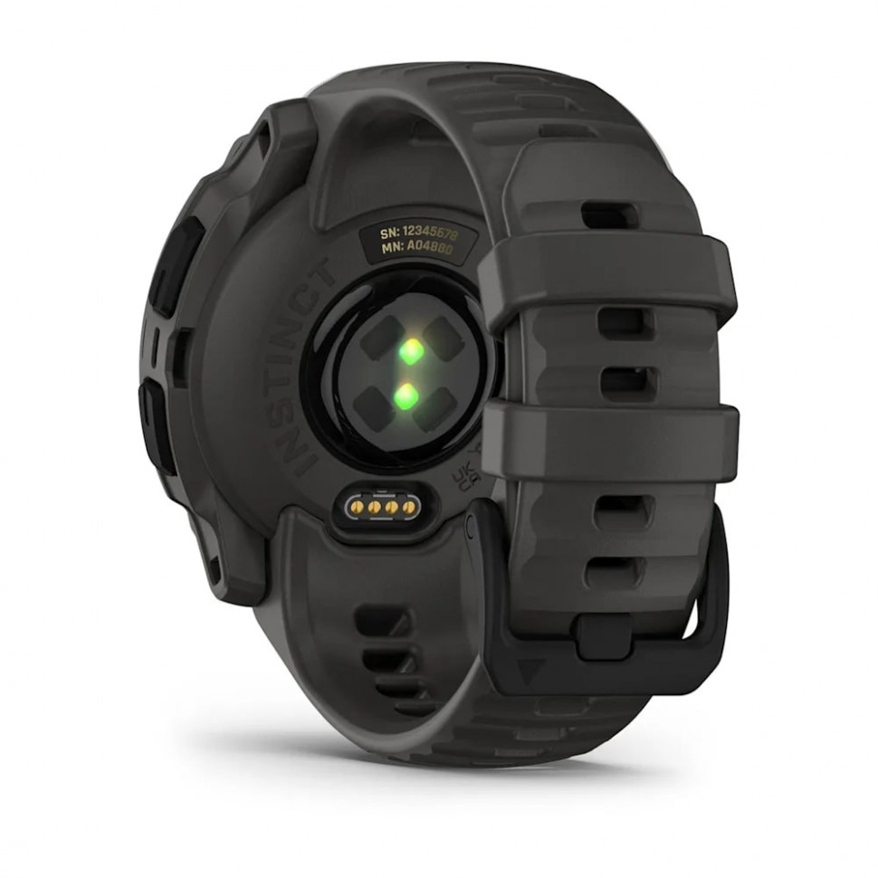 Умные часы Garmin Instinct E 40mm Black with Charcoal Band (010-02932-00)