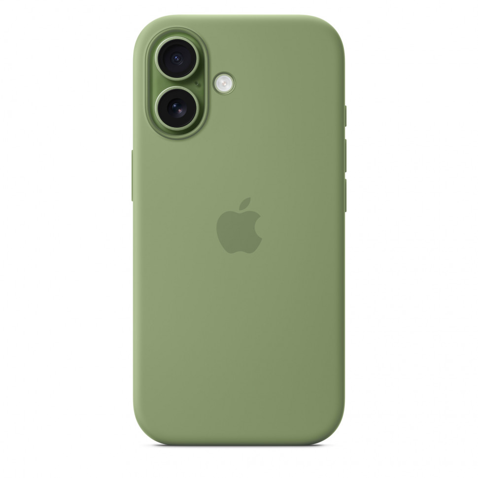 Чехол защитный Apple Silicone Case with MagSafe для iPhone 17 Light Moss