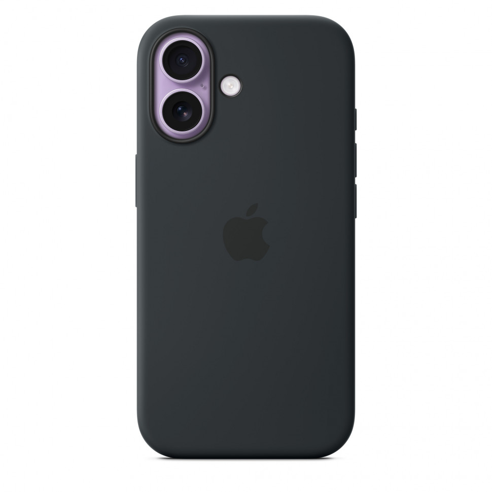Чехол защитный Apple Silicone Case with MagSafe для iPhone 17 Black