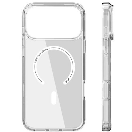 Чехол защитный VLP Lite Air Case MagSafe для iPhone 17 Pro Max Прозрачный
