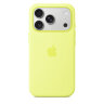 Чехол защитный Apple Silicone Case with MagSafe для iPhone 17 Pro Neon Yellow