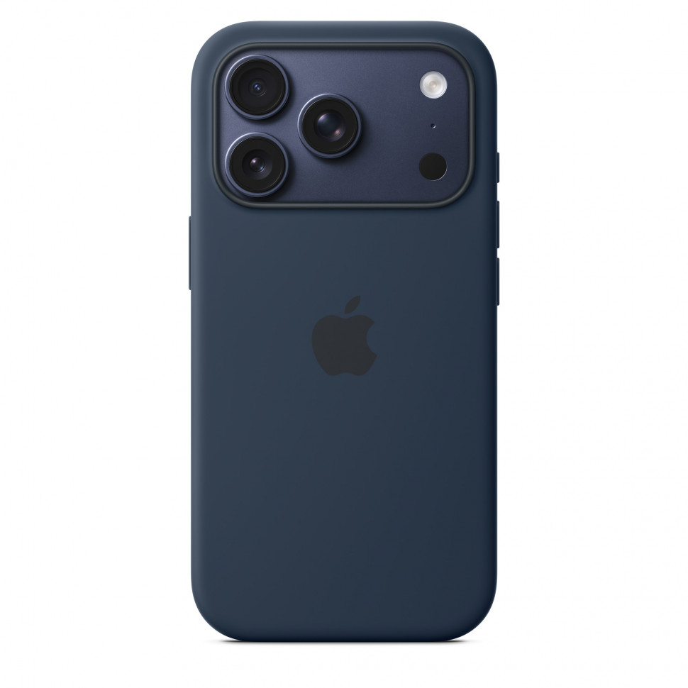 Чехол защитный Apple Silicone Case with MagSafe для iPhone 17 Pro Midnight