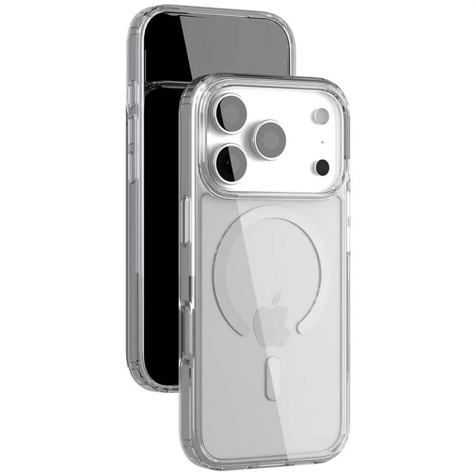 Чехол защитный VLP Lite Air Case MagSafe для iPhone 17 Pro Прозрачный