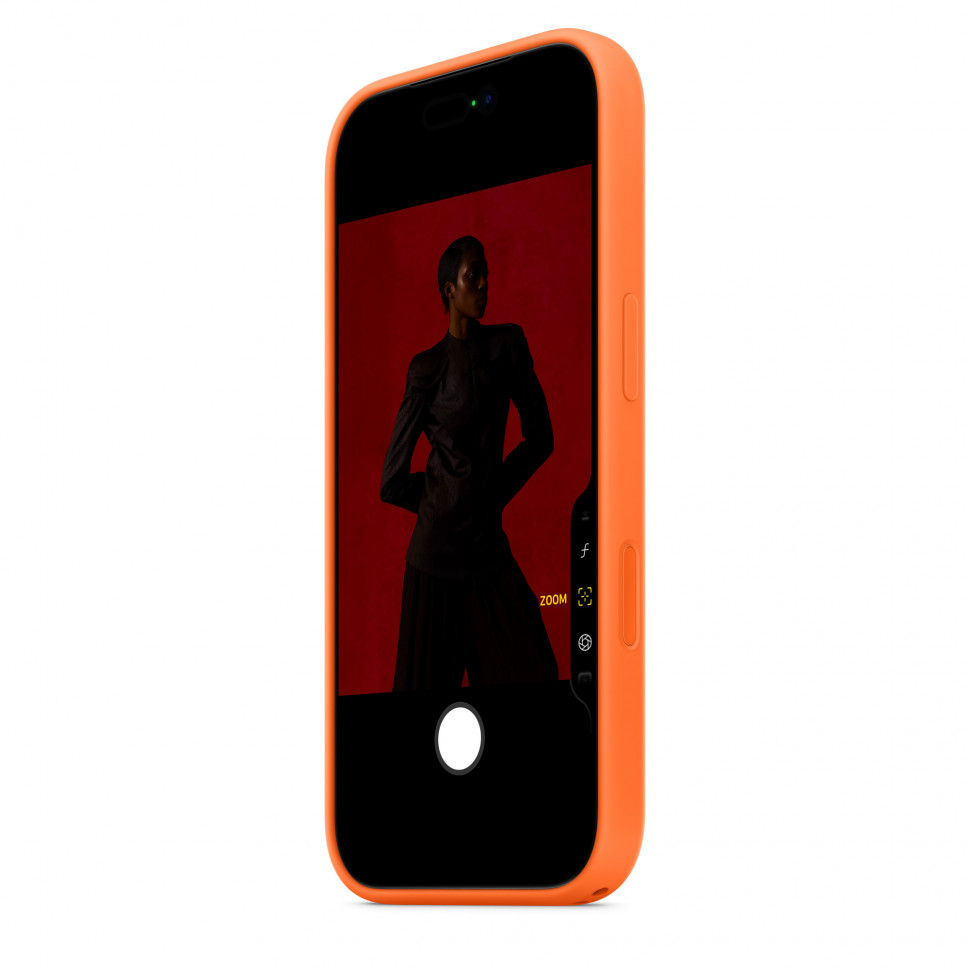 Чехол защитный Apple Silicone Case with MagSafe для iPhone 17 Pro Orange