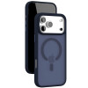 Чехол защитный VLP Lite Bloom Case MagSafe для iPhone 17 Pro Max Темно-синий