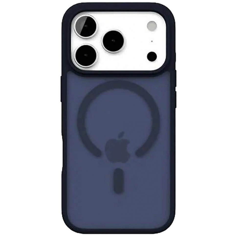 Чехол защитный VLP Lite Bloom Case MagSafe для iPhone 17 Pro Max Темно-синий