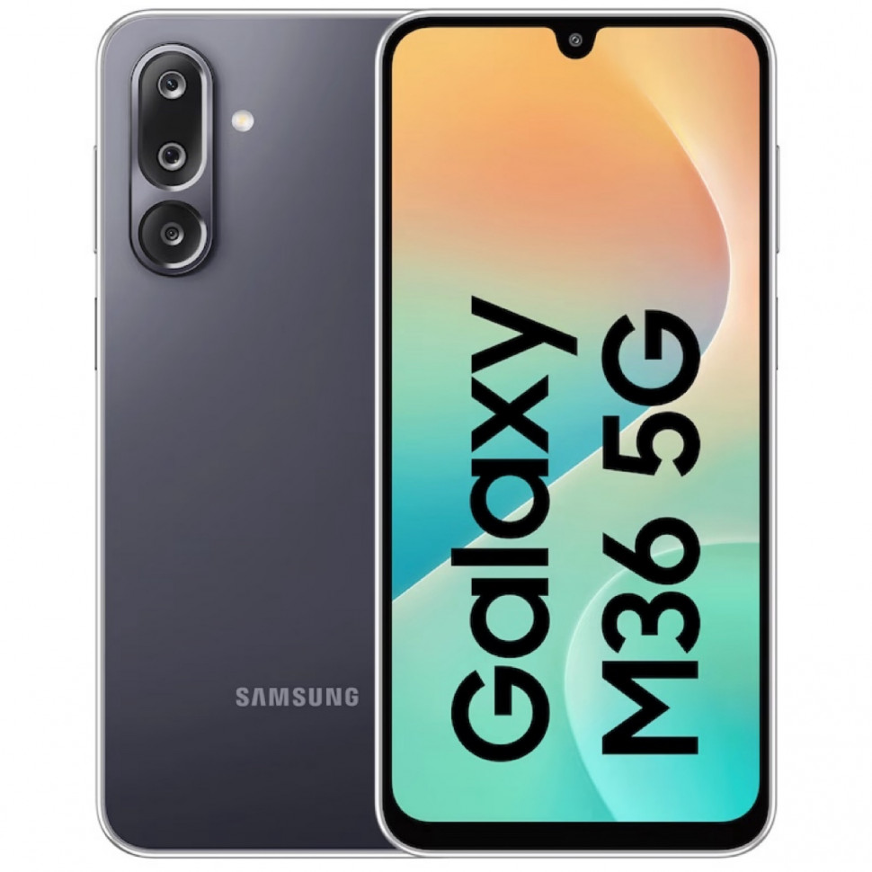 Смартфон Samsung Galaxy M36 5G 8/256GB Черный (Velvet Black)