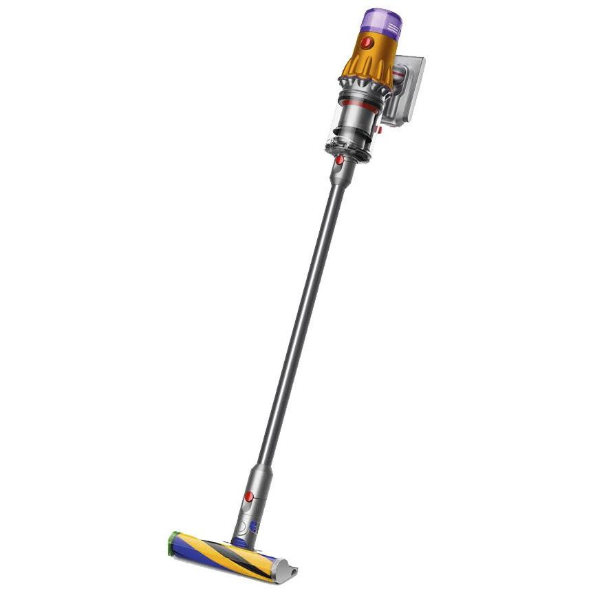 Вертикальный беспроводной пылесос Dyson V12 Detect Slim Absolute (SV46) Yellow/Nickel (EU)
