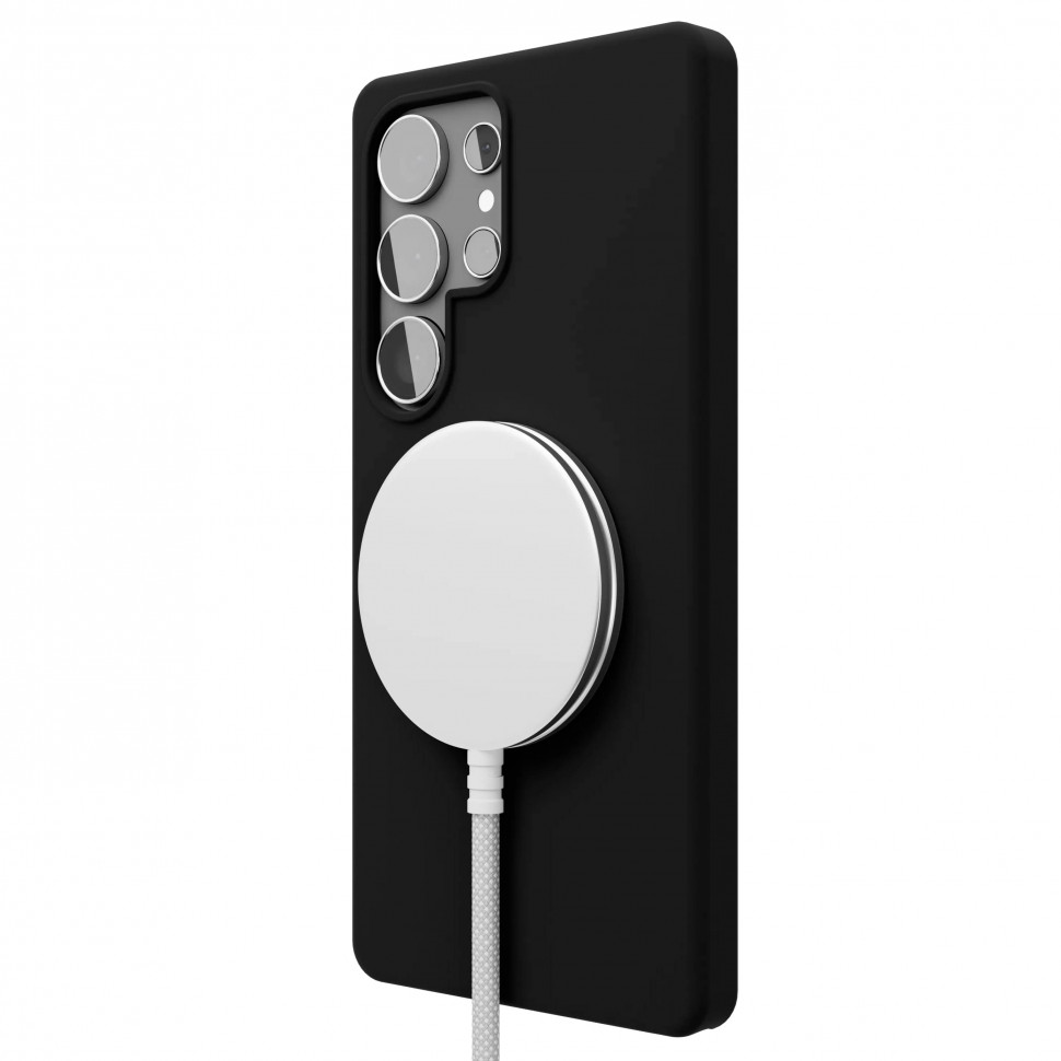 Чехол защитный VLP Mist Case с MagSafe для Samsung Galaxy S25 Ultra Черный