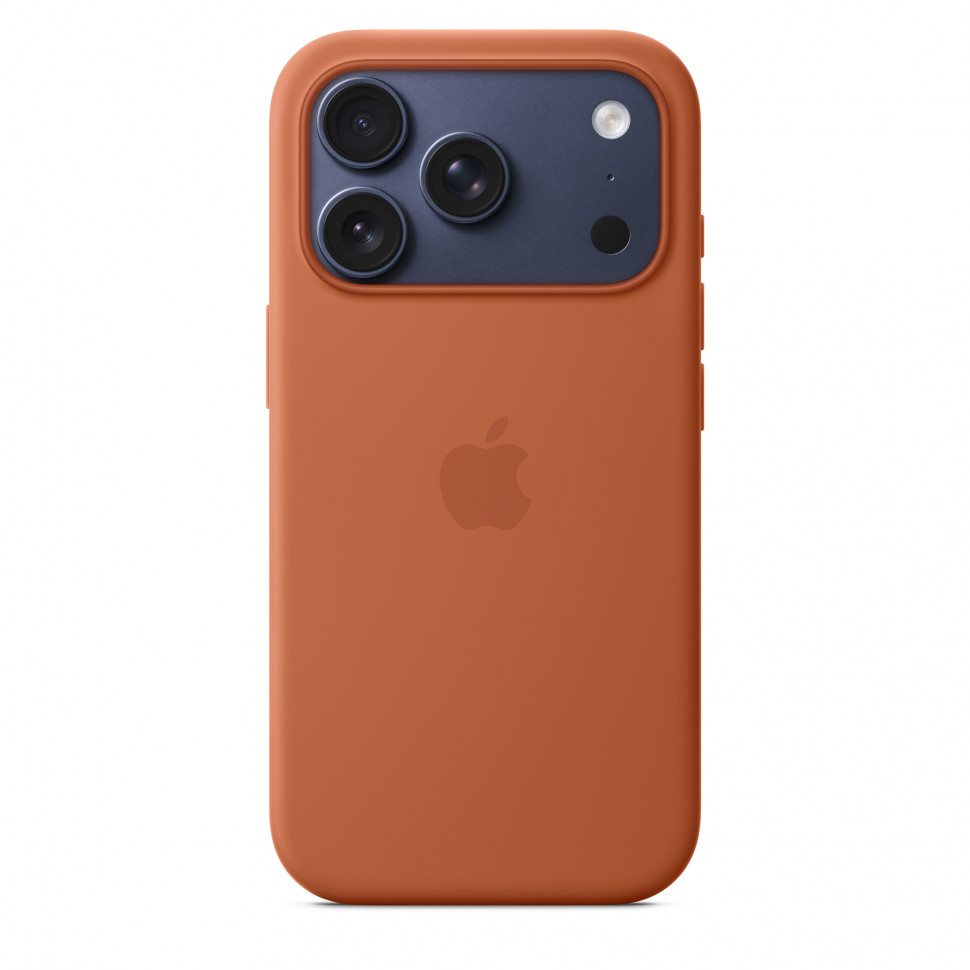 Чехол защитный Apple Silicone Case with MagSafe для iPhone 17 Pro Terra Cotta