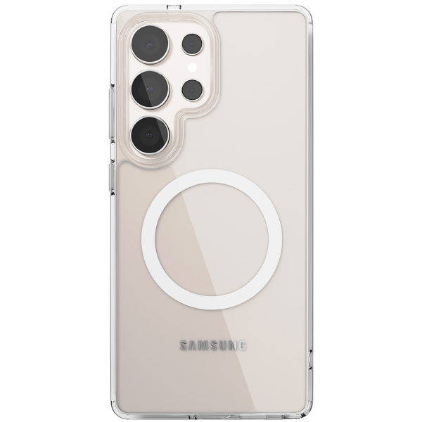 Чехол защитный VLP Air Case с MagSafe для Samsung Galaxy S25 Ultra Прозрачный