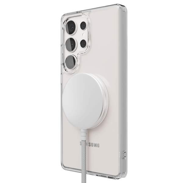 Чехол защитный VLP Air Case с MagSafe для Samsung Galaxy S25 Ultra Прозрачный