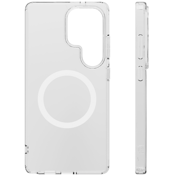 Чехол защитный VLP Air Case с MagSafe для Samsung Galaxy S25 Ultra Прозрачный