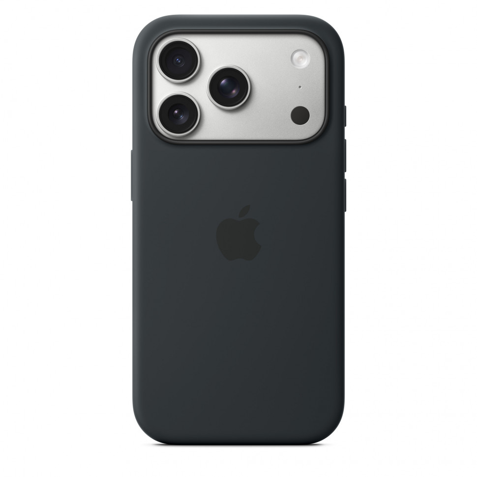 Чехол защитный Apple Silicone Case with MagSafe для iPhone 17 Pro Black