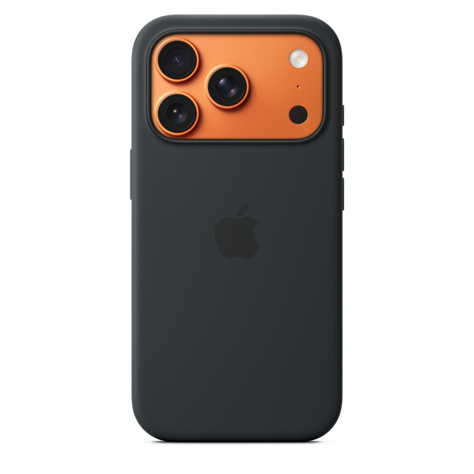 Чехол защитный Apple Silicone Case with MagSafe для iPhone 17 Pro Black