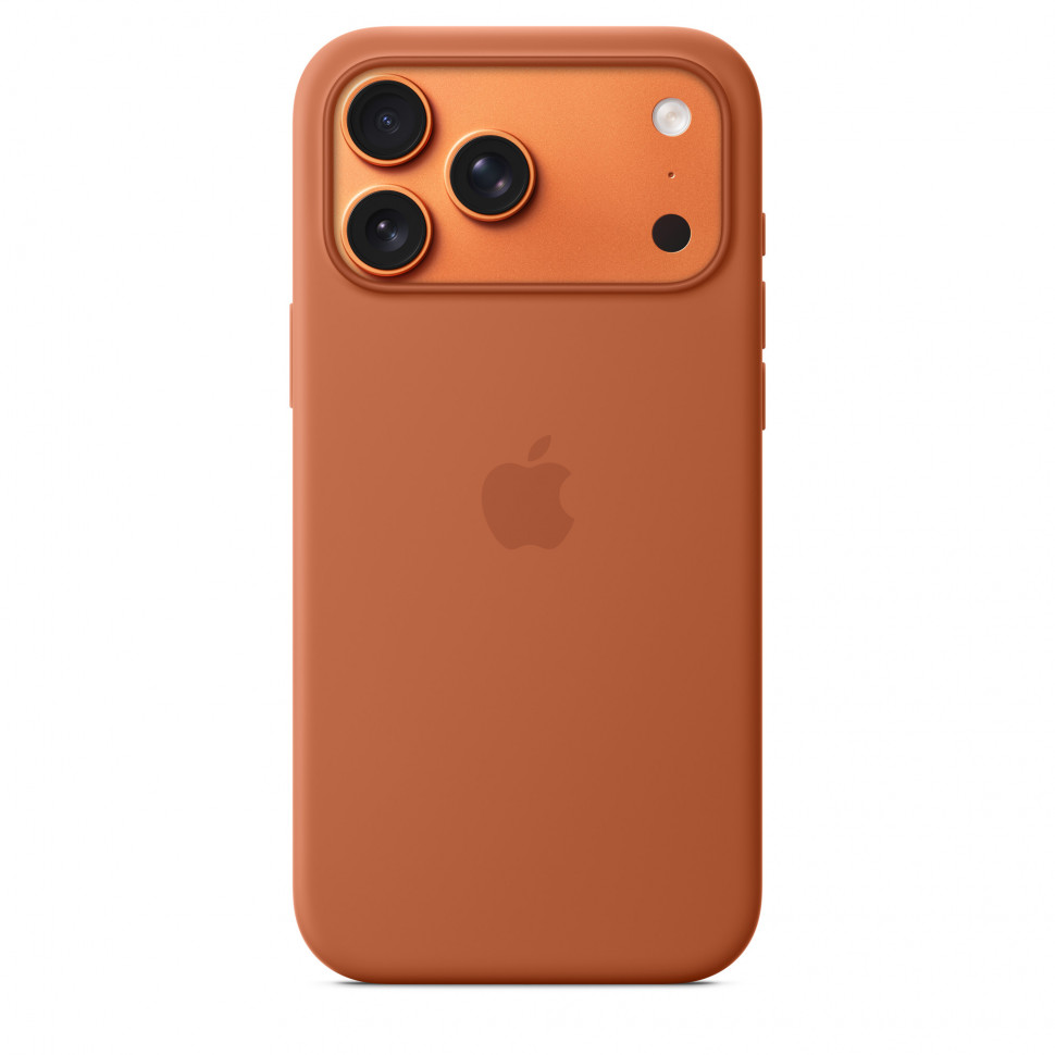 Чехол защитный Apple Silicone Case with MagSafe для iPhone 17 Pro Max Terra Cotta