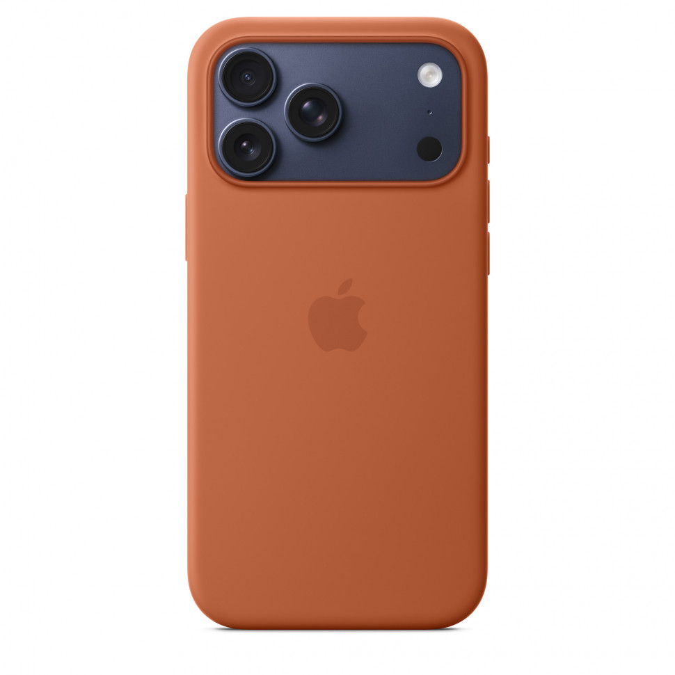 Чехол защитный Apple Silicone Case with MagSafe для iPhone 17 Pro Max Terra Cotta