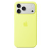 Чехол защитный Apple Silicone Case with MagSafe для iPhone 17 Pro Max Neon Yellow