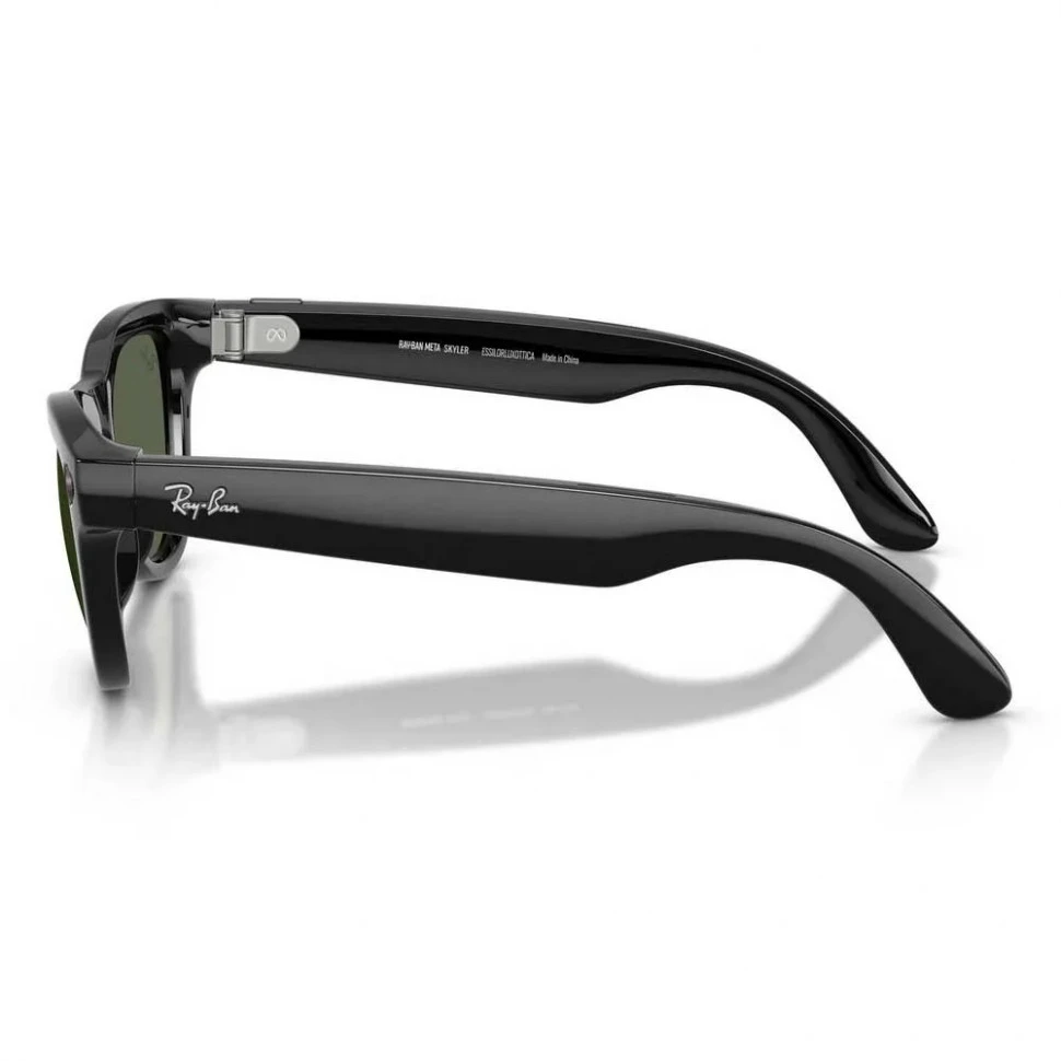 Умные очки Ray-Ban Skyler (Gen 2) Shiny Black/G-15 Green (RW4014)
