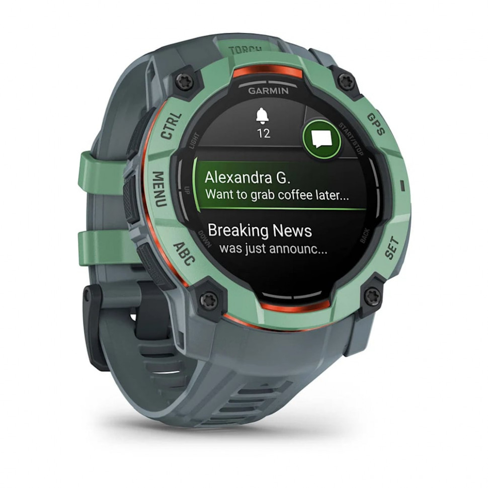 Умные часы Garmin Instinct 3 50mm AMOLED Neo Tropic with Twilight Band (010-03020-01)