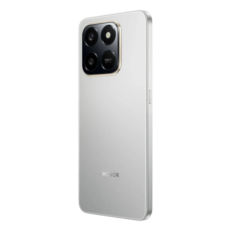 Смартфон HONOR X7d 8/128GB Серебро (Meteor Silver)