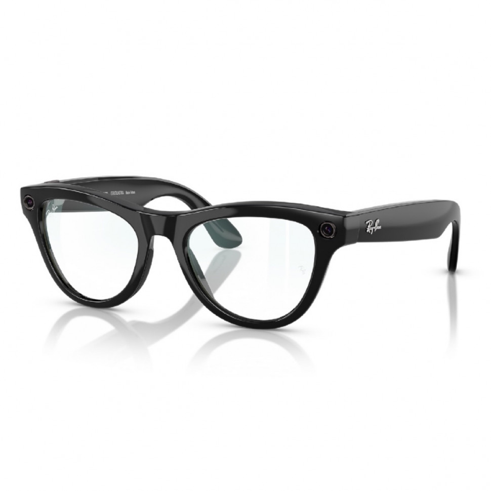 Умные очки Ray-Ban Skyler Shiny Black/Clear (RW4010)