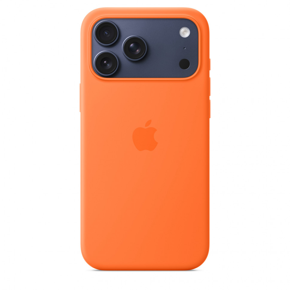 Чехол защитный Apple Silicone Case with MagSafe для iPhone 17 Pro Max Orange