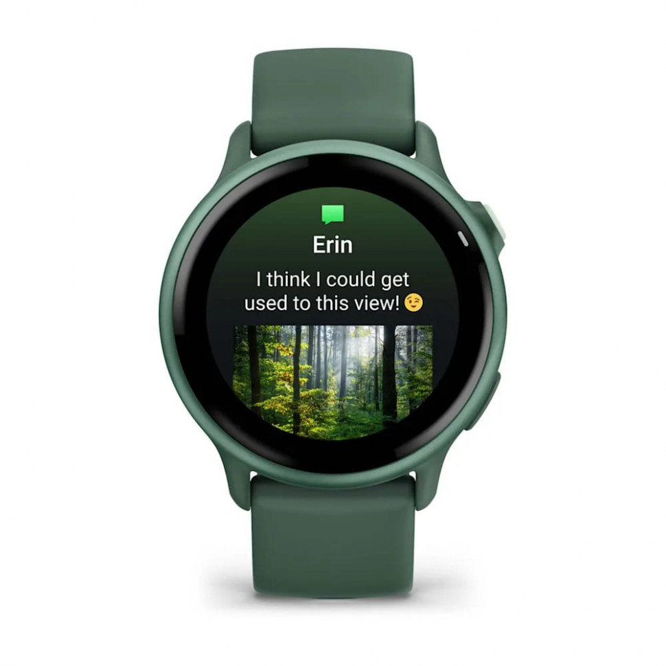 Умные часы Garmin Vivoactive 6 Metallic Jasper Green with Jasper Green Band (010-02985-02)