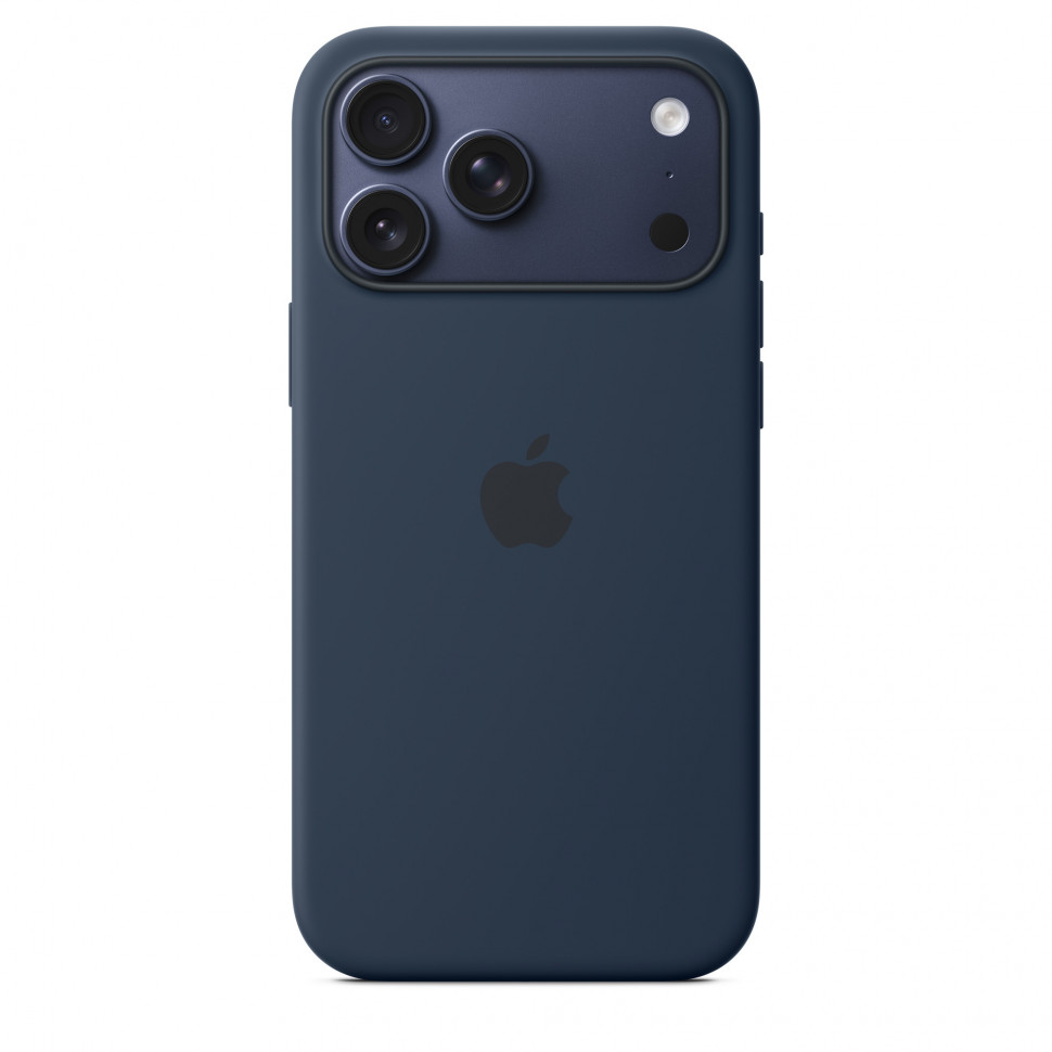 Чехол защитный Apple Silicone Case with MagSafe для iPhone 17 Pro Max Midnight