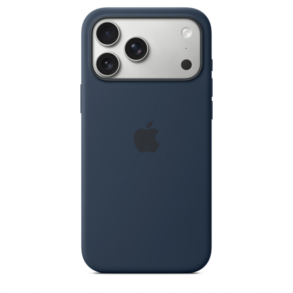 Чехол защитный Apple Silicone Case with MagSafe для iPhone 17 Pro Max Midnight