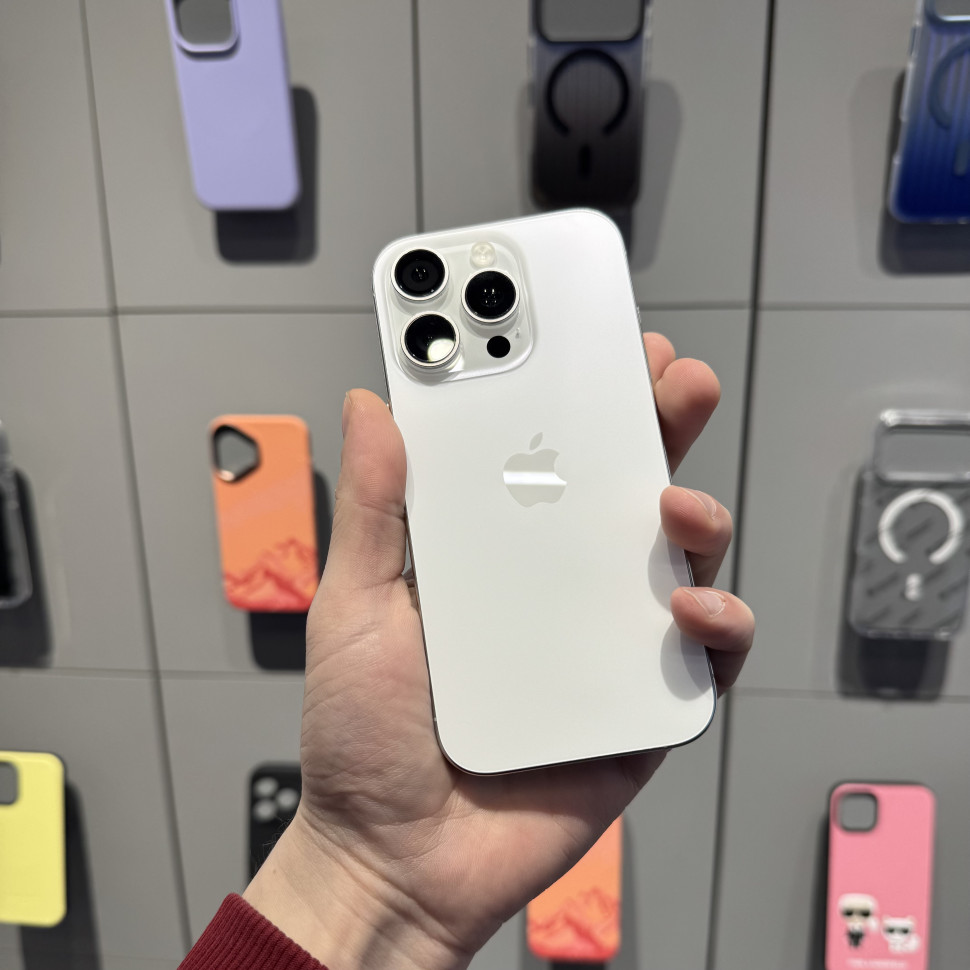 Смартфон Apple iPhone 16 Pro 256GB Белый титан (White Titanium) (Б/У)