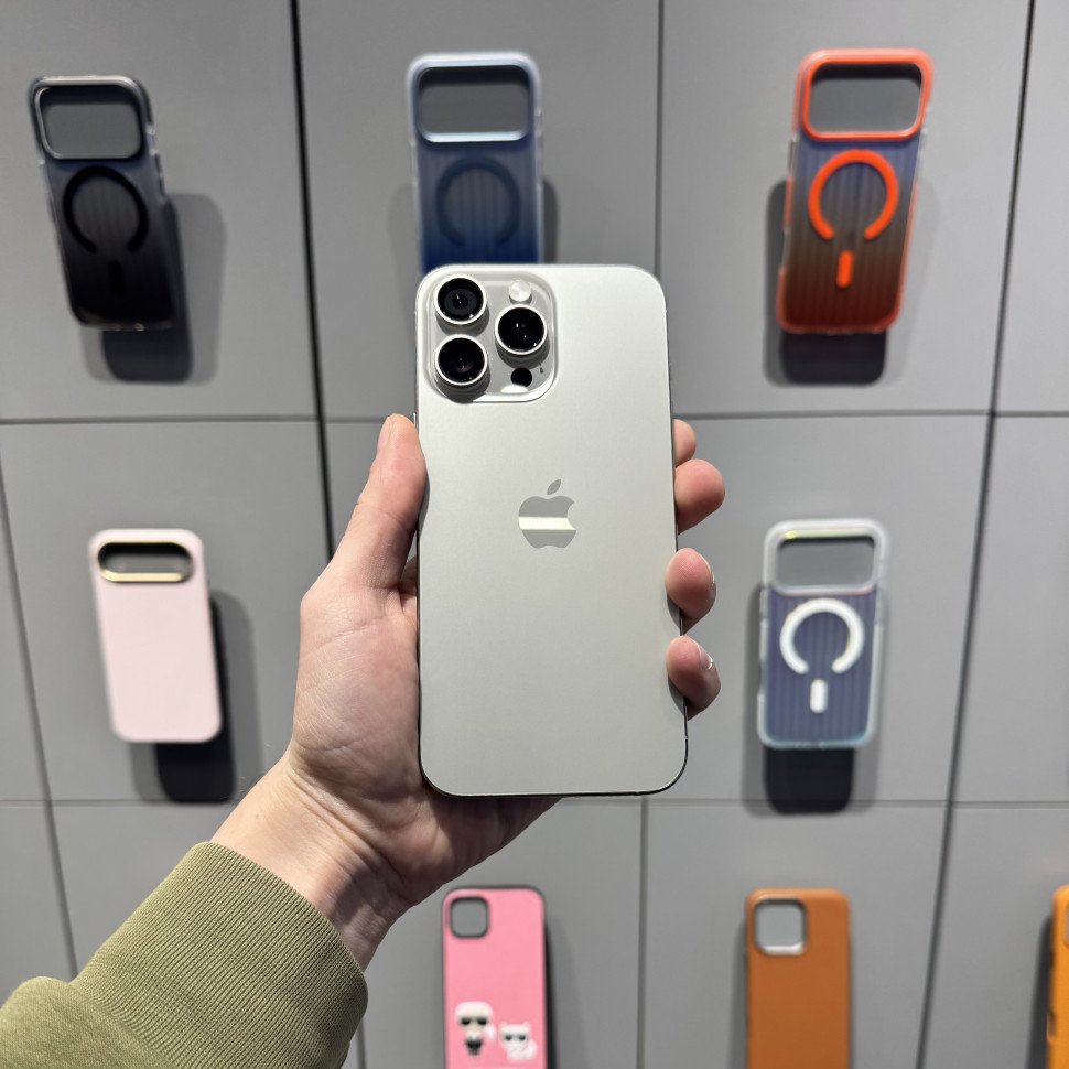 Смартфон Apple iPhone 16 Pro Max 256GB ASIS Натуральный титан (Natural Titanium) (Б/У)