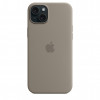 Чехол защитный Apple Silicone Case с MagSafe для iPhone 15 Plus Clay