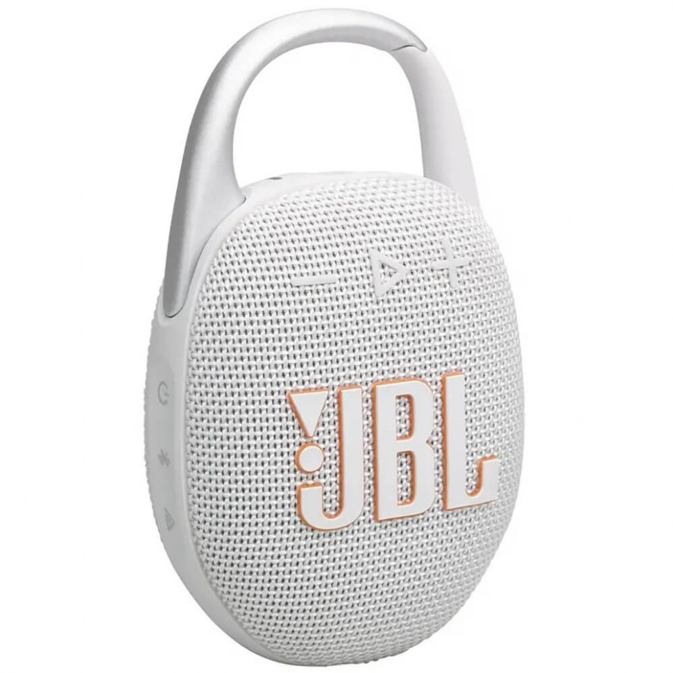Портативная колонка JBL Clip 5 Белый (White)