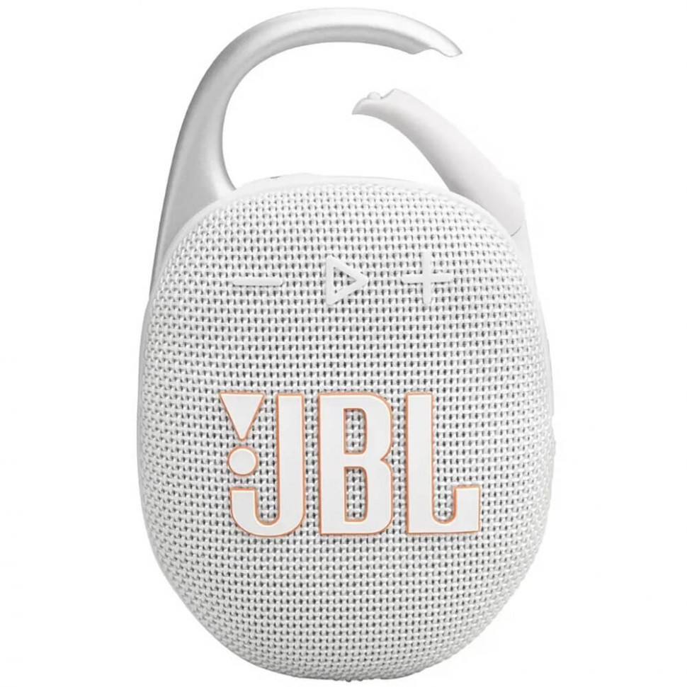 Портативная колонка JBL Clip 5 Белый (White)