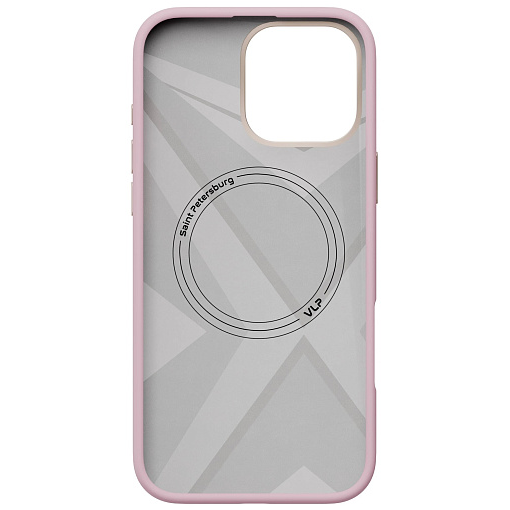 Чехол защитный VLP Aster Pro Case MagSafe для iPhone 16 Pro Розовый