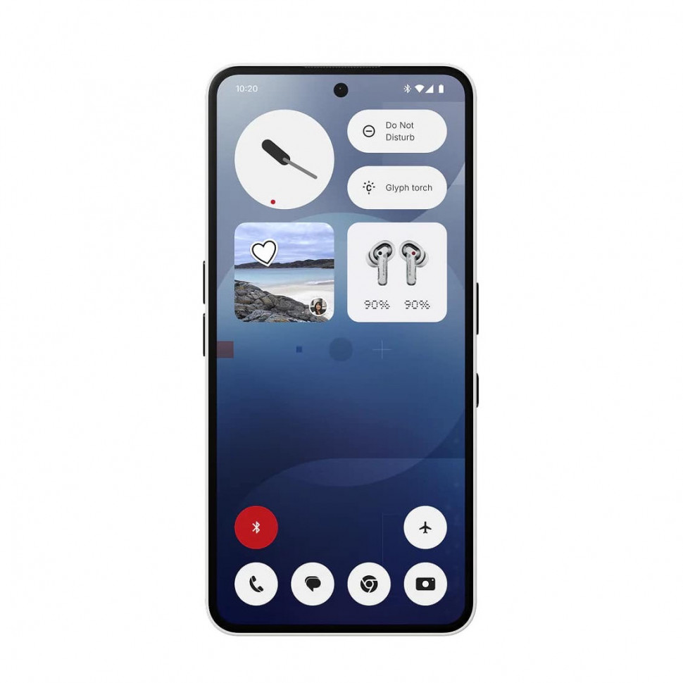 Смартфон Nothing Phone (3a) 8/128GB Белый (Milk)