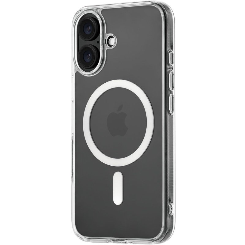 Чехол защитный uBear Real Mag Case для iPhone 16 Plus Прозрачный