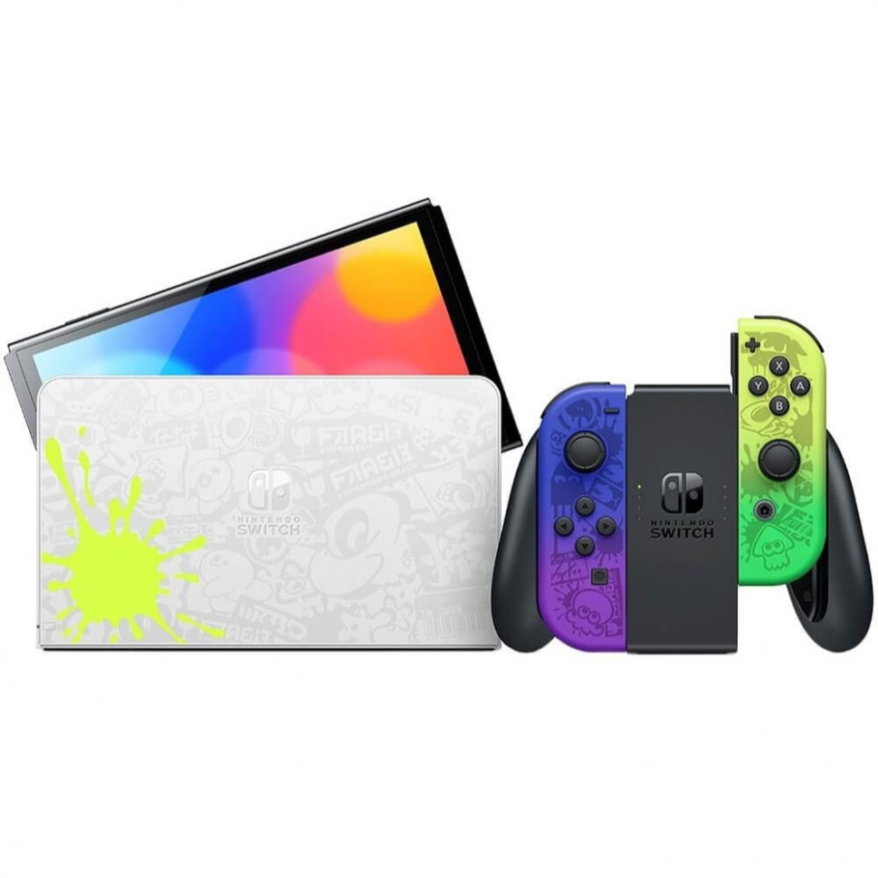 Игровая приставка Nintendo Switch OLED 64GB Splatoon