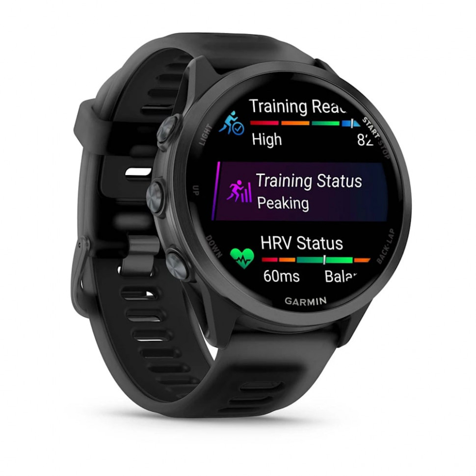 Умные часы Garmin Forerunner 570 47mm Slate Gray Aluminum with Translucent Black/Black Band (010-02971-00)